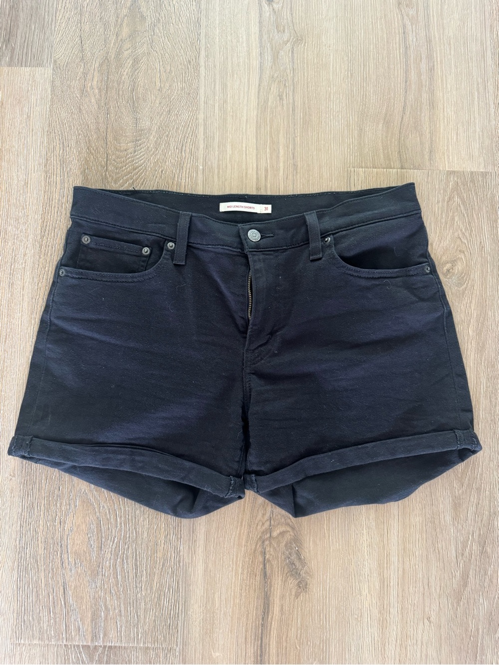 Levi’s Black Women's Denim Shorts